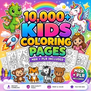 🎨 Ultimate Kids Coloring & Learning Mega Bundle (100,000+ Pages)