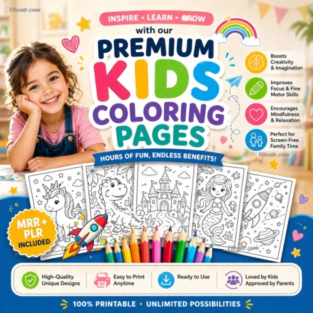 🎨 Ultimate Kids Coloring & Learning Mega Bundle (100,000+ Pages)